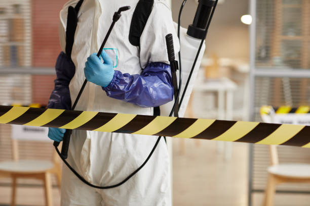 Professional Sewage Cleanup technician working in Greenbrier, AR